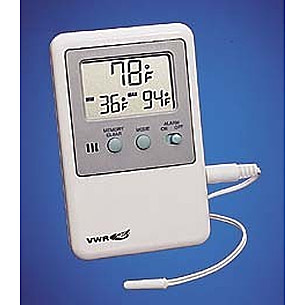 VWR High/Low Memory Alarm Thermometer 4048 High/Low Memory Alarm Thermometer  FREE S&H . VWR Labware & Accessories.