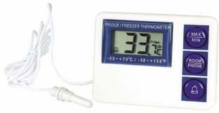 VWR Digital Refrigerator/Freezer Thermometer with Alarm 3804 Vwr